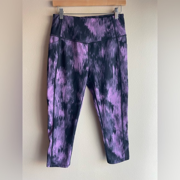 Zella Pants - Zella Purple Black Leggings Women Size Medium